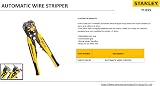 Stanley FatMax Automatic Wire Stripper 0.2-6mm 10-22 AWG Crimping Spring view 5