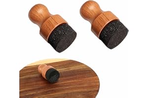 LinamHoz 2 pcs Cutting Board Oil Applicator, Wood Cutting Board Wax Applicator for Butcher Blocks, Kitchen Utensils, Wooden B