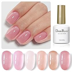 Double Rhythm Gel Nail Polish Set of 6 Colors Baby
