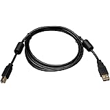 Tripp Lite USB 2.0 Hi-Speed A/B Cable with Ferrite Chokes (M/M) 3-ft. (U023-003)