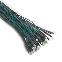 EDGELEC 30pcs 12 Volt 1.8mm Green LED Lights