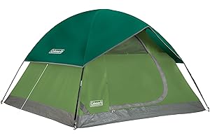 Coleman Sundome Camping Tent with Rainfly, 2/3/4/6 Person Tent Sets Up in 10 Mins, Weatherproof Shelter for Camping, Festivals, Backyard, Sleepovers, & More