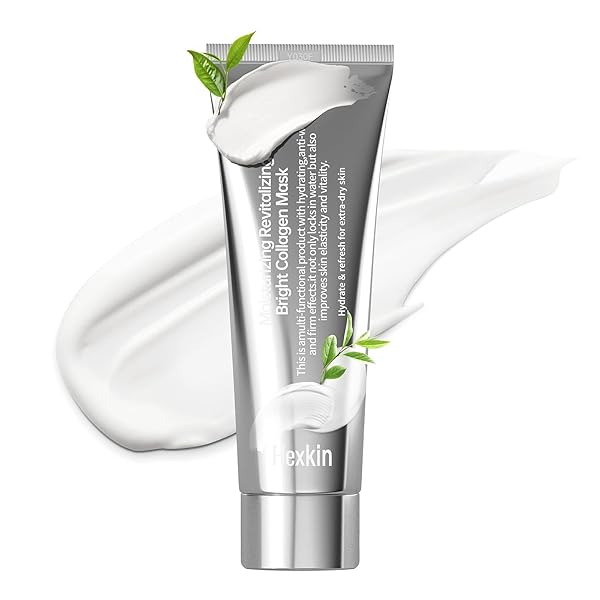 HEXKIN COLLAGEN PEEL OFF FACIAL MASK WRAPPING PEEL OFF FACE MASK ELASTICITY HYDRATION CARE, REDUCES SAGGING DULLNESS FOR GLOWING SKIN KOREAN SKIN CARE, 2.82OZ.