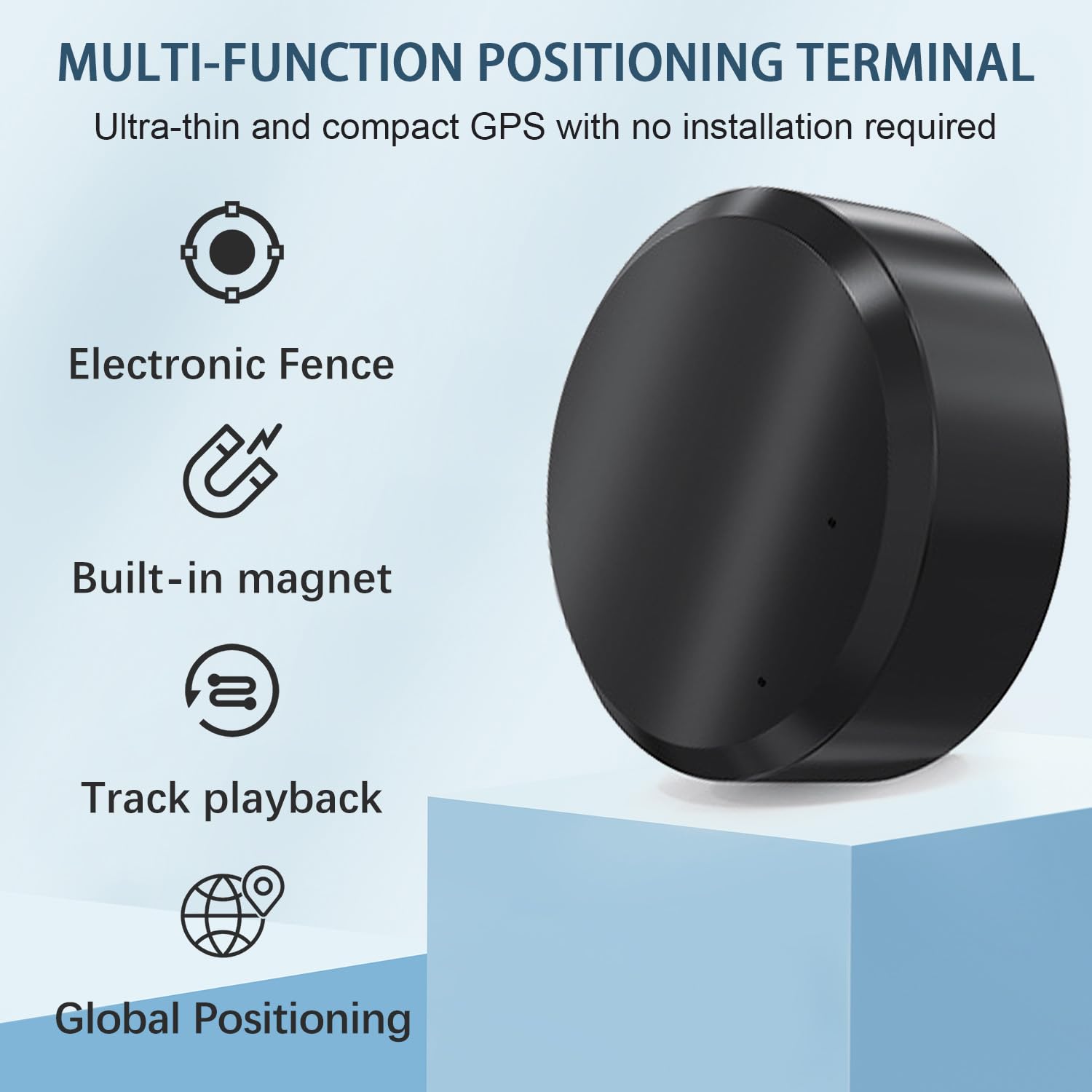 Mini GPS Tracker for Vehicles: Tracker Device for Vehicles No Subscription No Monthly Fee Car Tracker Device Hidden Magnetic Real-Time Tracking for Cars Kids Dogs (GF11-M3)