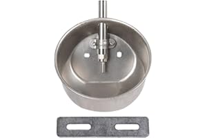 Jinhxofs Automatic Drinking Trough for Pigs, Livestock Drinking Trough, Animal Drinking Bowl, Drinker, Stainless Steel for Fa