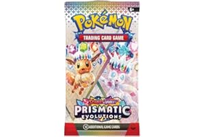 Pokemon TCG: Scarlet & Violet Prismatic Evolutions Booster Pack (Random Art) - 10 Cards
