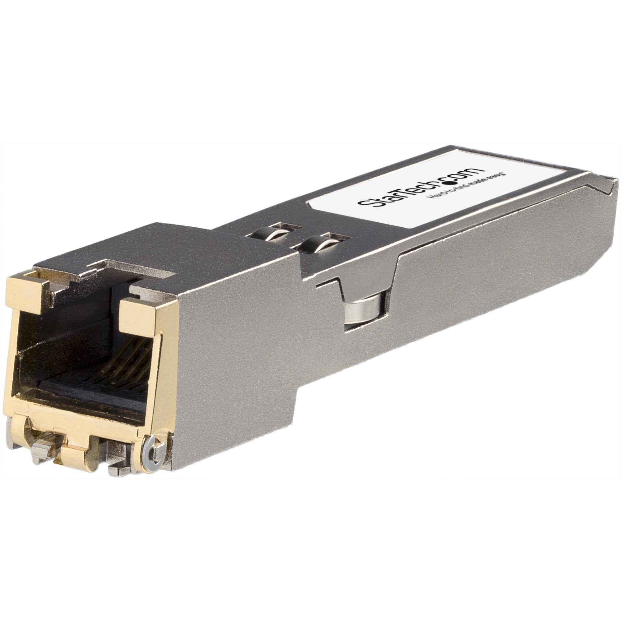 StarTech.com HPE JL563A Compatible SFP+ Module - 10GBASE-T - SFP to RJ45 Cat6/Cat5e - 10GE Gigabit Ethernet SFP+ - RJ-45 30m - HPE 8320, 8325-48Y8 (JL563A-ST)