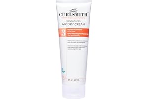CURLSMITH Weightless Air Cream - Air Dry Curl Cream, Hydrating and Detangling, Best Leave-In for Dry Curly Hair, For All Curl Types, Vegan & Cruelty Free