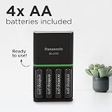 Eneloop Pro SmartPlus Charger for 1-4 AA/AAA with 4x 2500mAh Batteries UK view 2