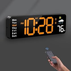 Digital Wall Clock, Digital Clock Large Display