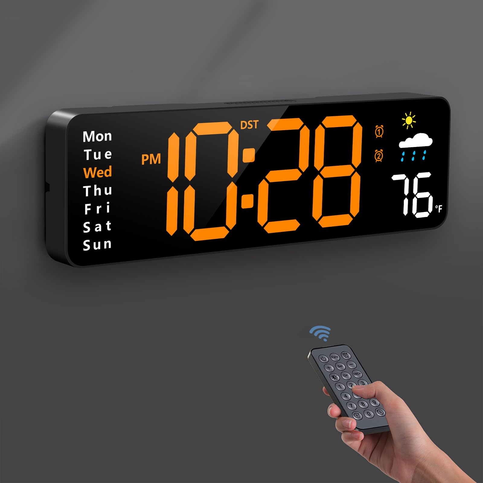 Digital Wall Clock, Digital Clock Large Display