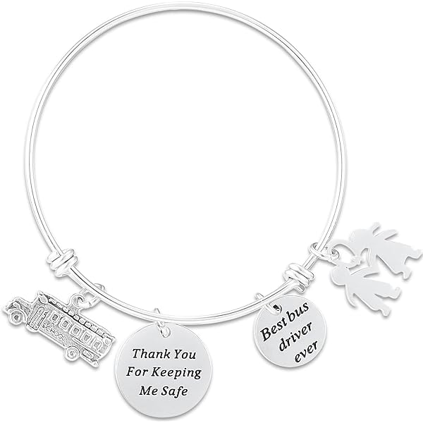 MYOSPARK School Bus Charm Bracelet Bus Driver Thank You Gift School Bus Driver Jewelry Retirement Gifts End of the School Year Gift (UK School Bus BR MYOSPARK School Bus Charm Bracelet Bus Driver Thank You Gift School Bus Driver Jewelry Retirement Gifts End of the School Year Gift (UK School Bus BR