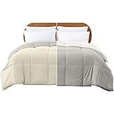 Modern Threads Down Alternative Reversible Comforter Ivory/Taupe Twin