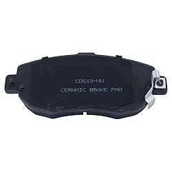 TRQ Front Brake Pads Ceramic Compatible with