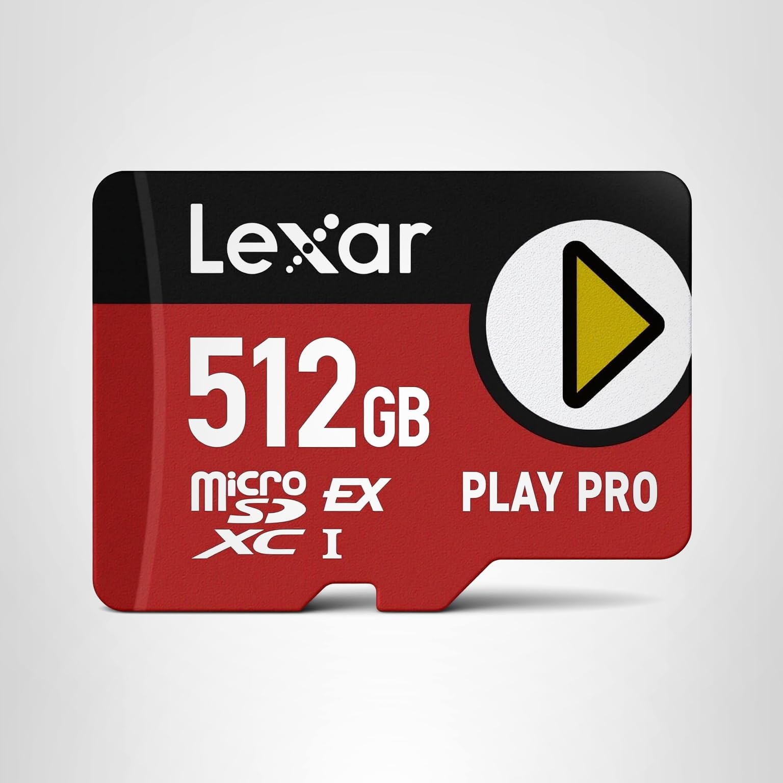 Lexar 512GB Play PRO microSD Express Card, UHS-I, C10, U3, V30, Full HD, 4K, Up to 900/600 MB/s Memory Card, Compatible w/Nintendo-Switch 2, ASUS ROG Ally, Steam Deck, Gaming (LMSXPS0512G-BNNNU)
