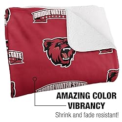 Bridgewater State University Blanket, 50"x60" Logo