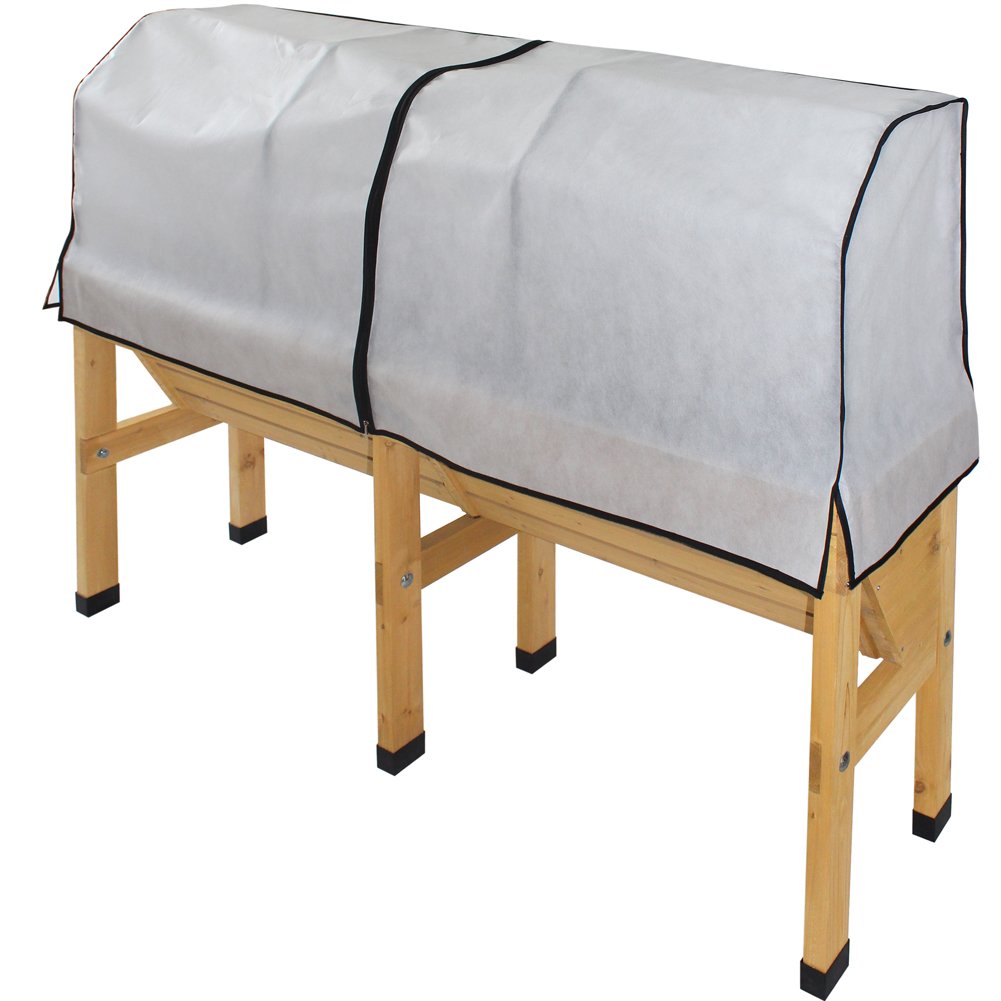 Vegtrug MWHFC1157 Medium Wall Hugger Greenhouse Fleece Cover - White