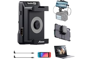 Accsoon SeeMo 4K Video Transmission System HDMI Video Transmitter iOS HDMI Adapter, 4K30/108060 Real-Time Monitoring/Live Str