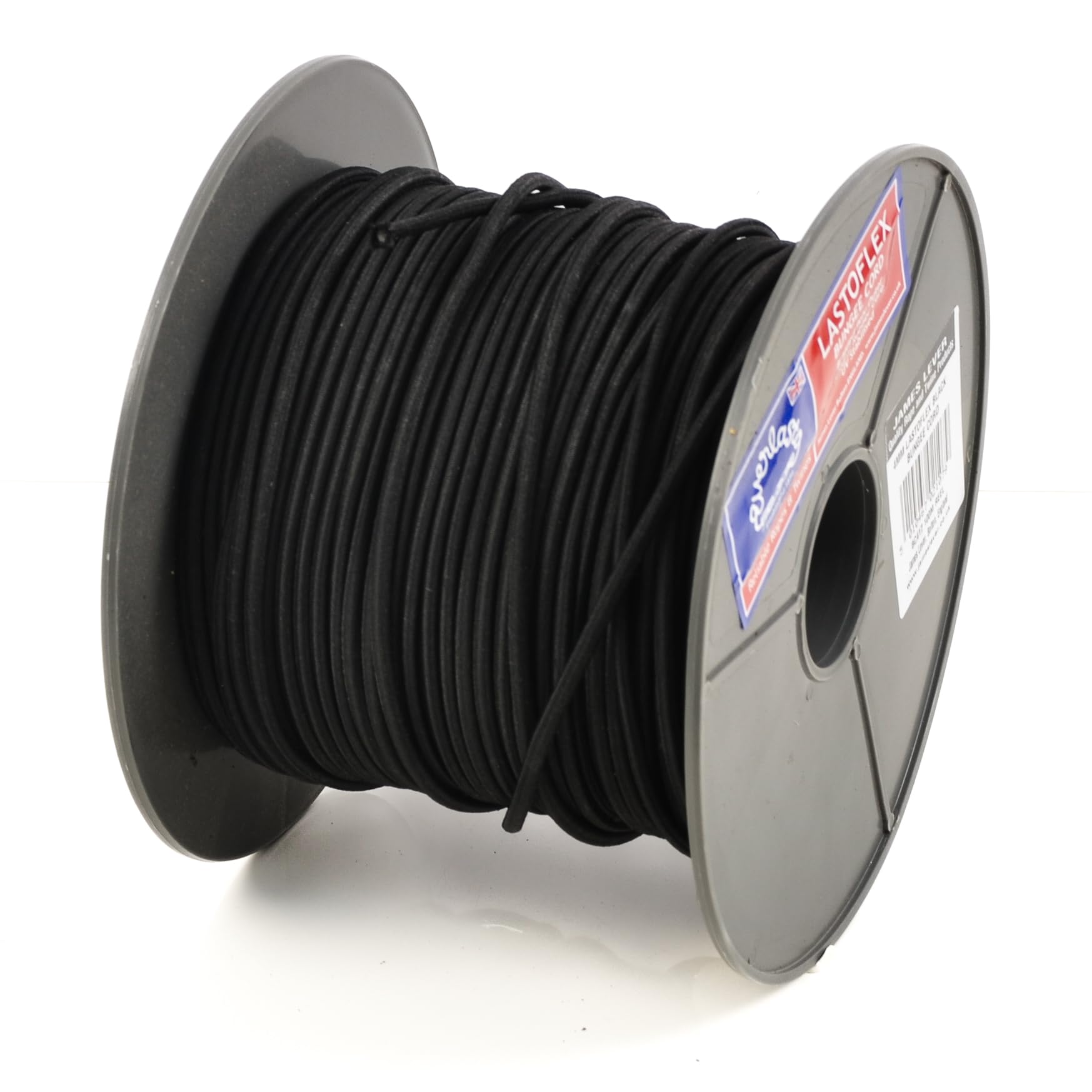 Everlasto 'Lastoflex' Bungee Cord Black 4mm x 100M