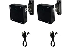 WOOCH RFID Lock Electronic Cabinet Lock, Hidden DIY Lock with USB Cable for Wooden Cabinet Drawer Locker Cupboard (2 Pack)