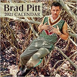 Brad Pitt 2021 Calendar: 12-Month 2021 Wall Calendar with ...