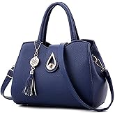 Pahajim PU Leather Purse for Women Ladies Top Handle Handbags Designer Work Cute Satchel Tote Bags | Tote Purses, for Women