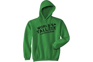 CRAZY DOG T-SHIRTS Worlds Tallest Leprechaun Hoodie Funny Sarcastic Saint Patricks Day SweatShirt