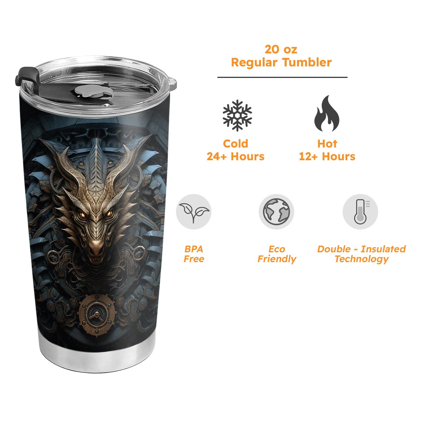 ORCAE 20oz Mechanical Engineer Steampunk Clockwork