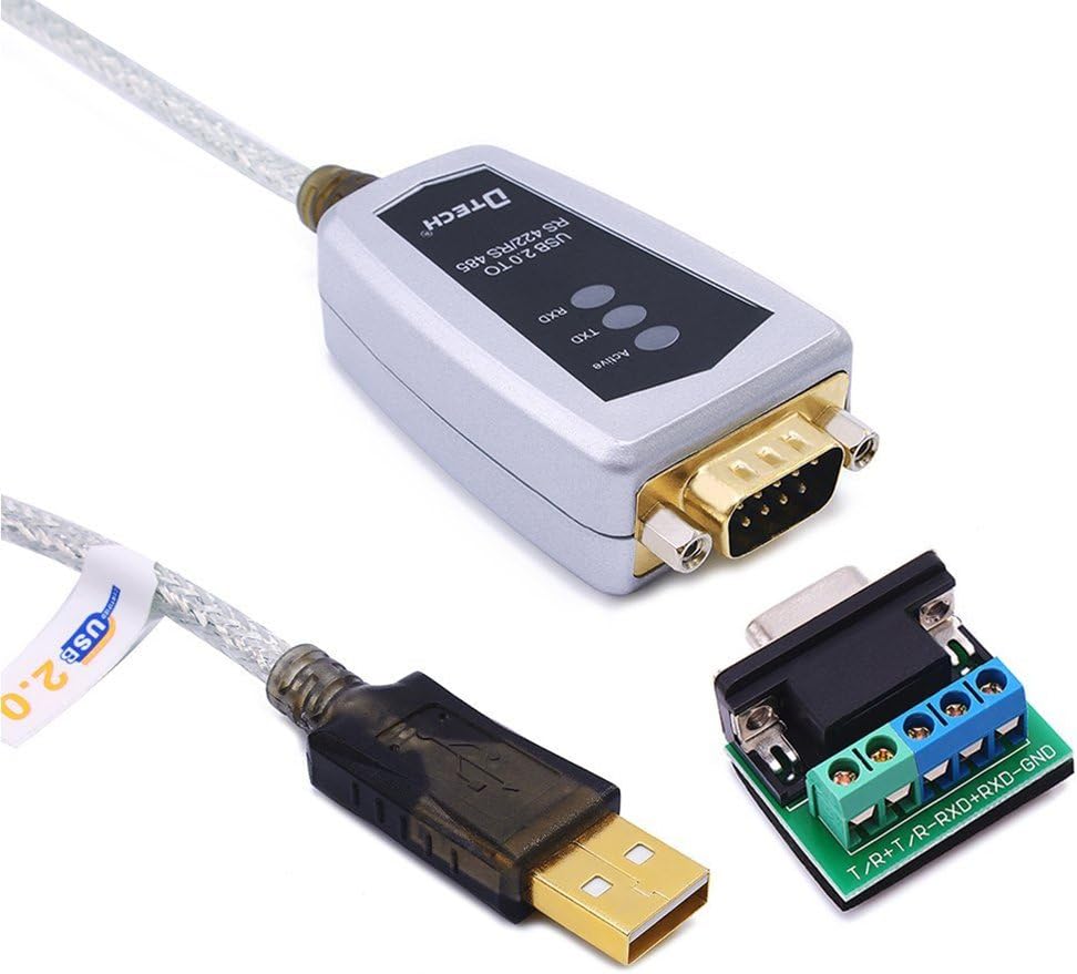 DTECH 4 Füße USB zu RS422 RS485 Serial Port Konverter Adapter Kabel mit ...