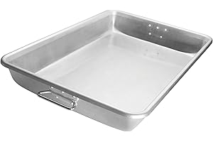 Winco Winware Bake and Roast Pan 26 Inch x 18 Inch x 3-1/2 Inch with Handles