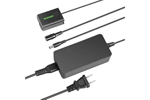 NEEWER AC-PW20 Dummy Battery with AC/DC Coupler Power Adapter Replacement for NP-FW50 Power Supply Compatible with Sony A7/7R