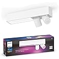 Philips Hue Centris Smart LED Ceiling Spotlight Fixture, White - White and Color Ambiance Color-Changing Light - 2 Lights - Control with App - Works with Alexa, Google Assistant, and Apple Homekit