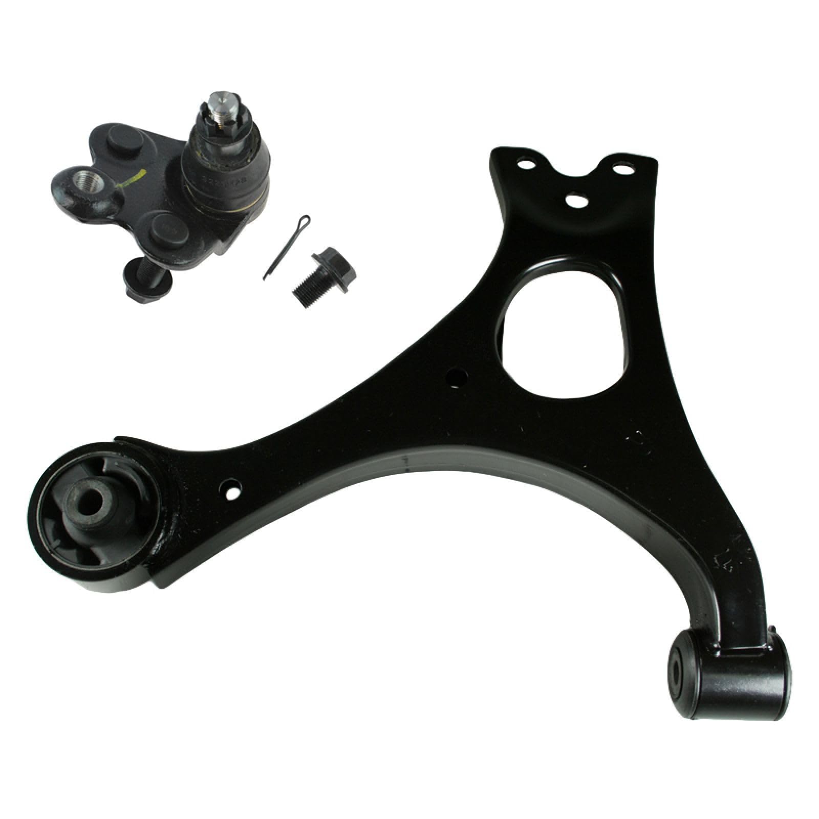 TRQ Front Right Lower Control Arm with Ball Joint Steel Compatible with 2006-2011 Honda Civic Image