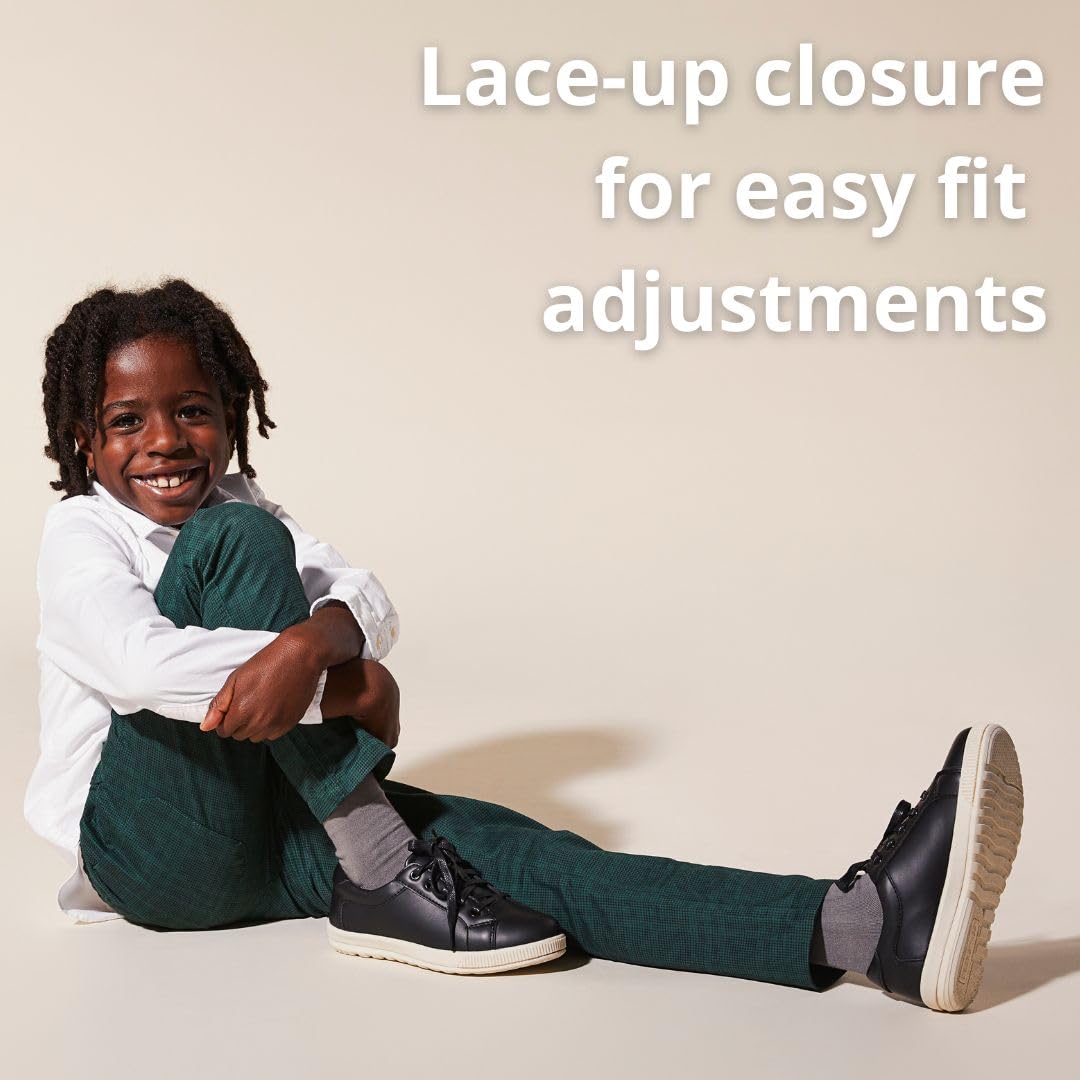 Deer Stags Boys’ Kane Fashion Sneakers Casual and Formal Lace up Dress Shoes