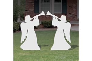 The Winfield Collection 44 Inch Tall Outdoor Trumpeting Angels by Frontyard Originals