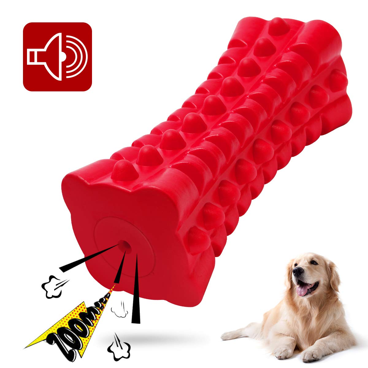 VANFINE Dog Squeaky Toys Almost indestructible Tough durable dog toys
