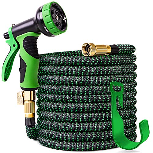 2020 Upgraded 50 ft Expandable Garden Hose,Leakproof Lightweight Garden