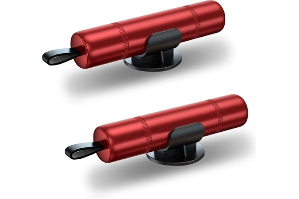 2 Pack Car Safety Hammer, Emergency Escape Tool One Second Window Breaker, Cutter Car Glass Breaker Life-Saving Emergency Art