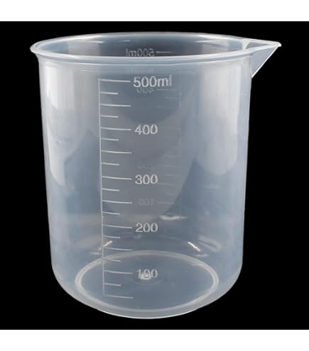 thumbnail image 2 of 32 Oz Plastic Triangular Beakers - 20 Pack Graduated Measuring Mixing Cups 2 of 13