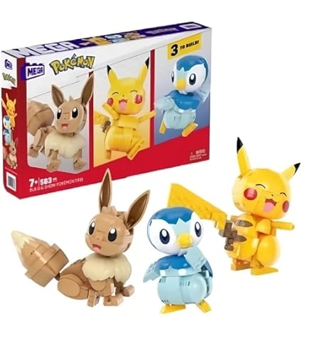 Mattel Mega Construx Gcn21 Set De Construccion De Pokémon Amigos De Kanto