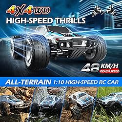 DEERC 9200E Large Hobby RC Cars, 48 KM/H 1:10 Scale