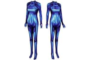 Xyjrnjvh Womens Superhero Costume Cosplay Outfit Bodysuit Jumpsuit Spandex Bodysuit Halloween Costume