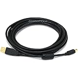 Monoprice 10-Feet USB 2.0 A Male to Mini-B 5Pin Male 28/24AWG Cable with Ferrite Core (Gold Plated) (105449)