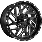 Fuel D581 Triton 17x9 5x4.5"/5x5" -12mm Black/Milled Wheel Rim 17" Inch D58117902645