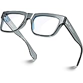 VISOONE TR90 Square Blue Light Blocking Glasses Fashion Computer Eyewear for Women and Men RANDI