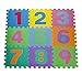 HemingWeigh Kid's Multicolored Numbers Puzzle Play Mat - Soft and Safe EVA Foam - Excellent for Day Care's, Play Rooms, Baby Rooms, and playgrounds