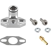 UAUS Adjustable CNC 32 mm - 40 mm Air Intake Manifold With Connector for 49cc 60cc 66cc 80cc Motorized Bicycle Bike Gas Bicycle Motor Engine Kit High Performance Silver