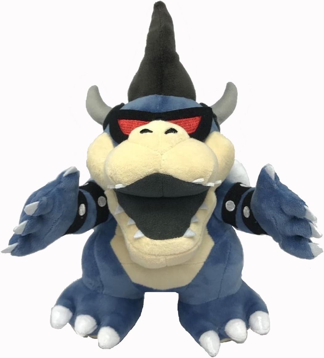 Yijinbo Super Mario Bros Dark Bowser Dark Star Koopa Boss Plush Toy Stuffed Animal 9 Inches