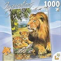 Inspirations 1000 Piece Puzzle - Lions By The Pool by Lafayette Puzzle Factory