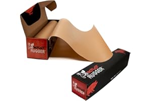 MEAT HUGGER Natural Butcher Paper Dispenser Box (17.25 Inch by 175 Feet Roll) - Food Grade Meat Packing and Wrapping Paper, Unbleached and Uncoated